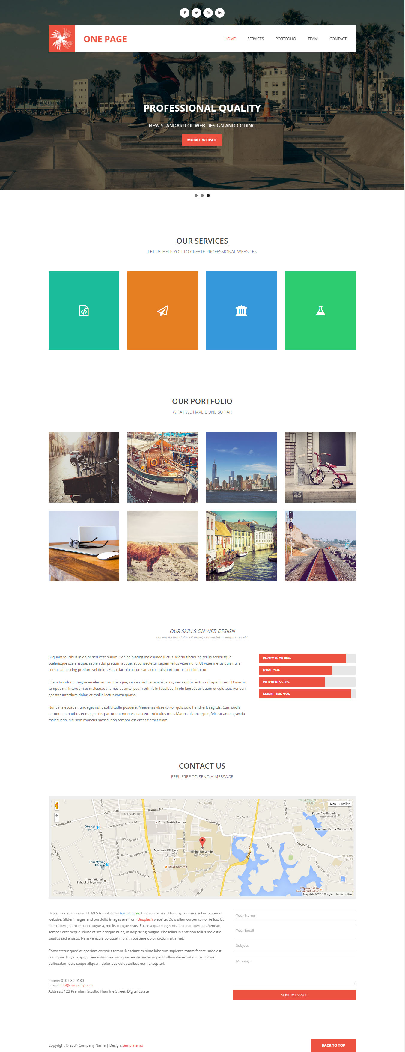 website template